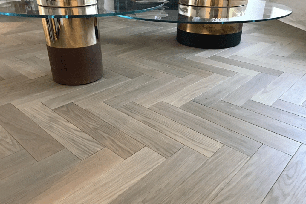 Herringbone flooring